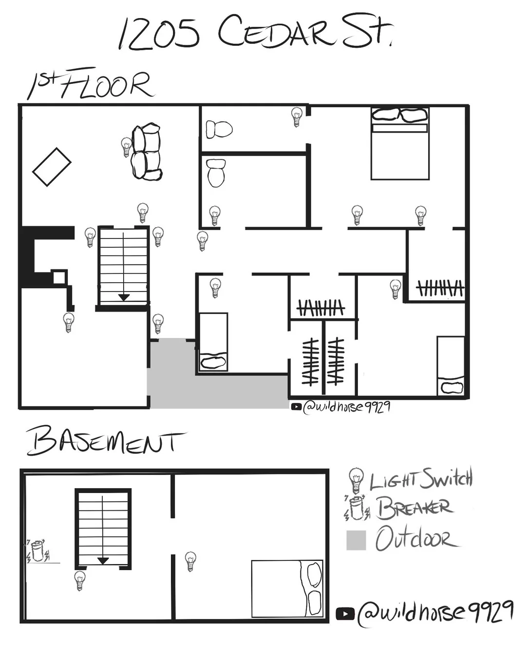 1205 Cedar St floorplan
