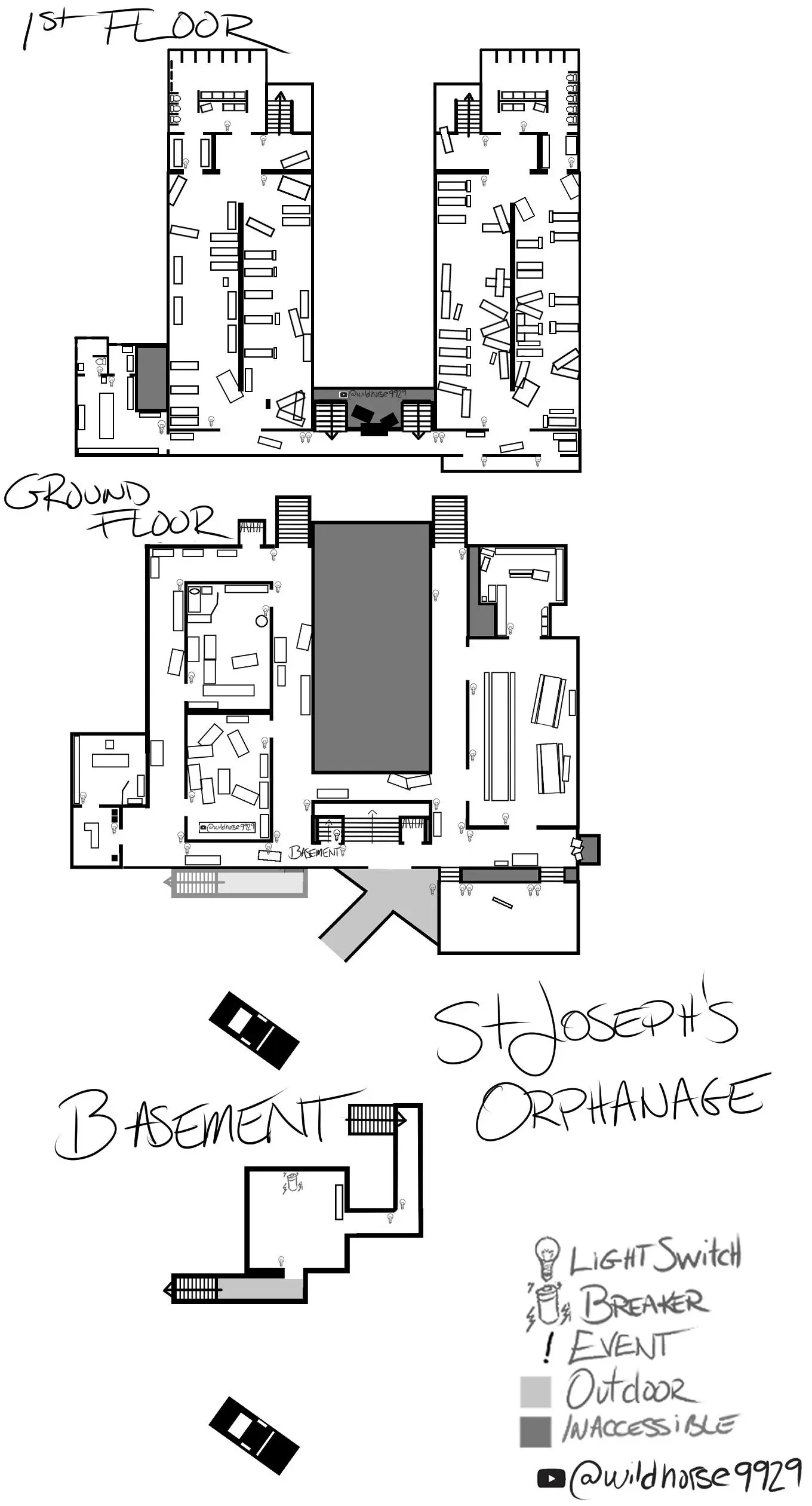 St. Joseph's Orphanage floorplan
