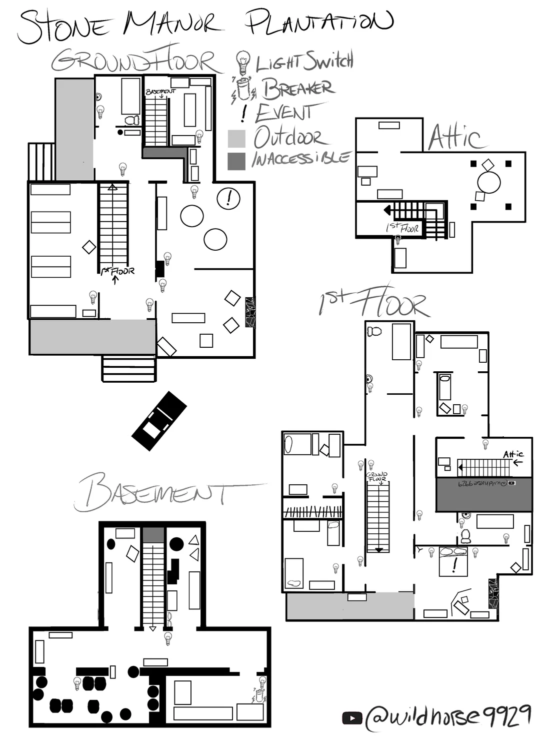 Stone Manor Plantation floorplan